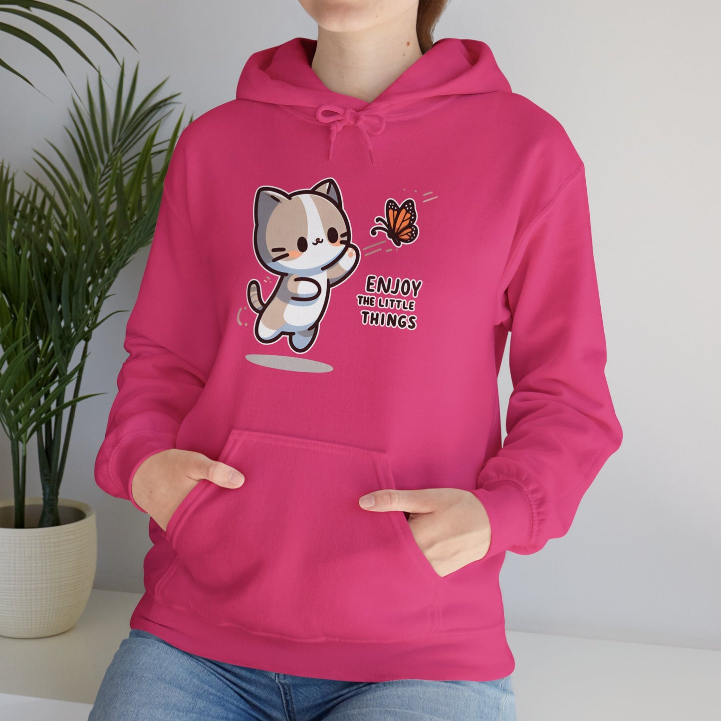 Enjoy the Little Things Gender-Neutral Hoodie