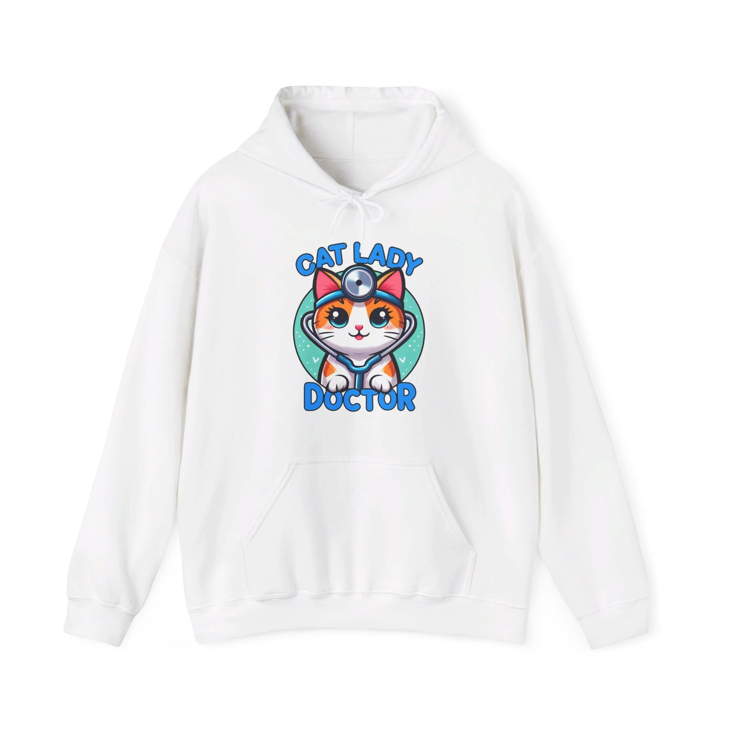 Cat Lady Doctor Gender-Neutral Hoodie