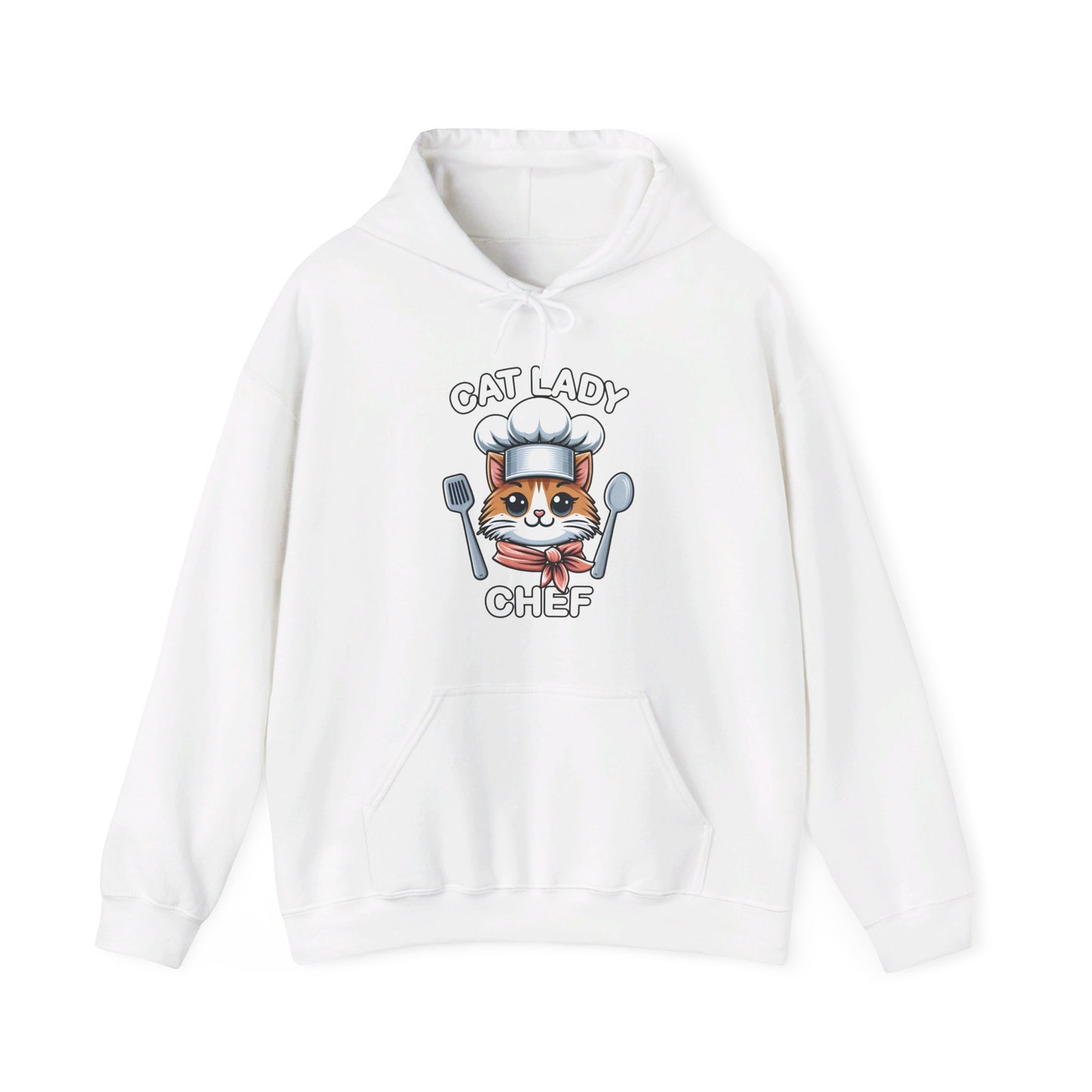 Cat Lady Chef Gender-Neutral Hoodie