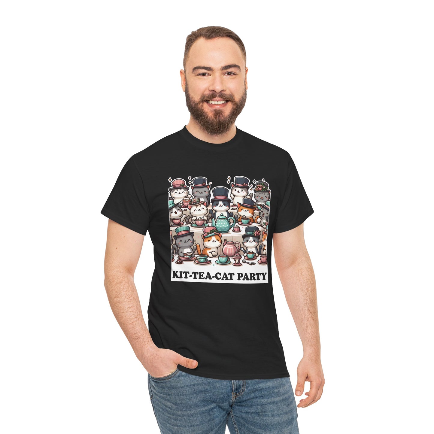 Kit-Tea-Cat Party T-Shirt