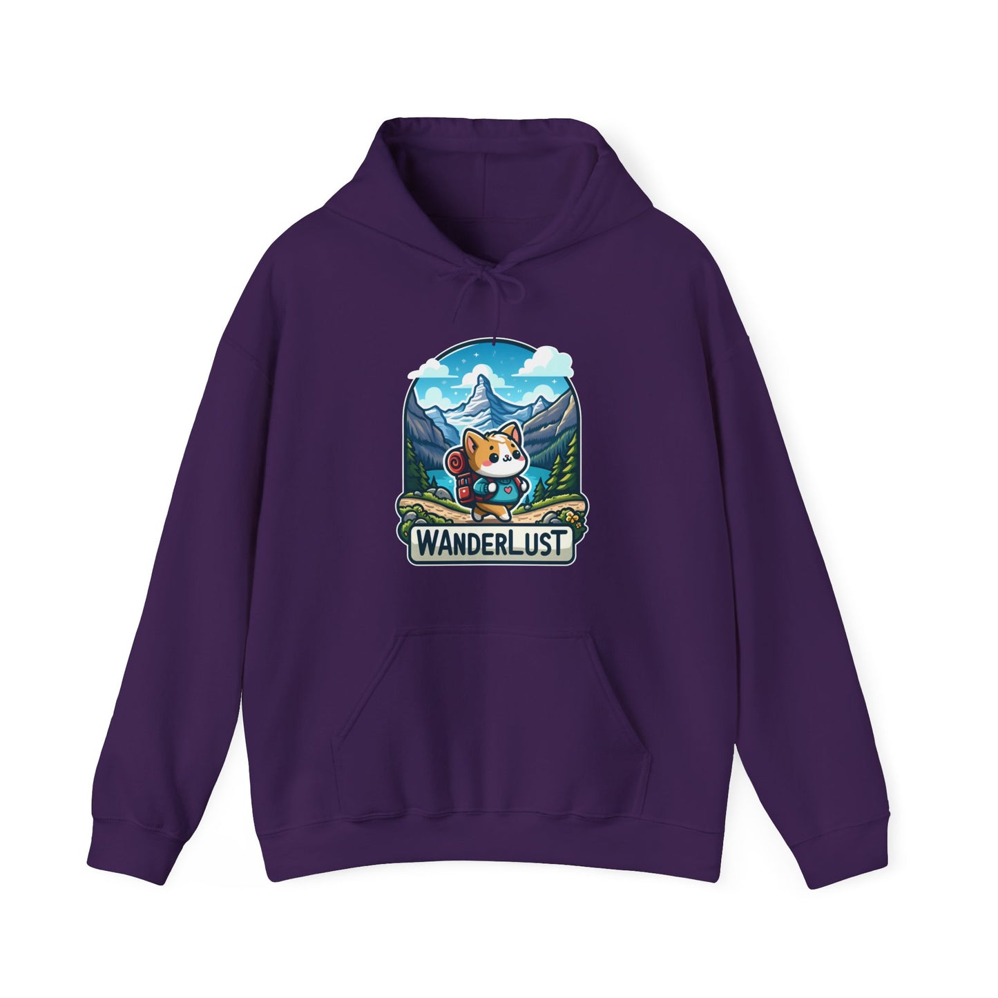 Wanderlust Gender-Neutral Hoodie