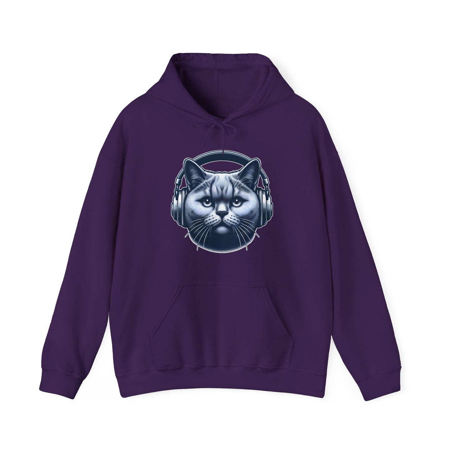 Headphones Cat Hoodie