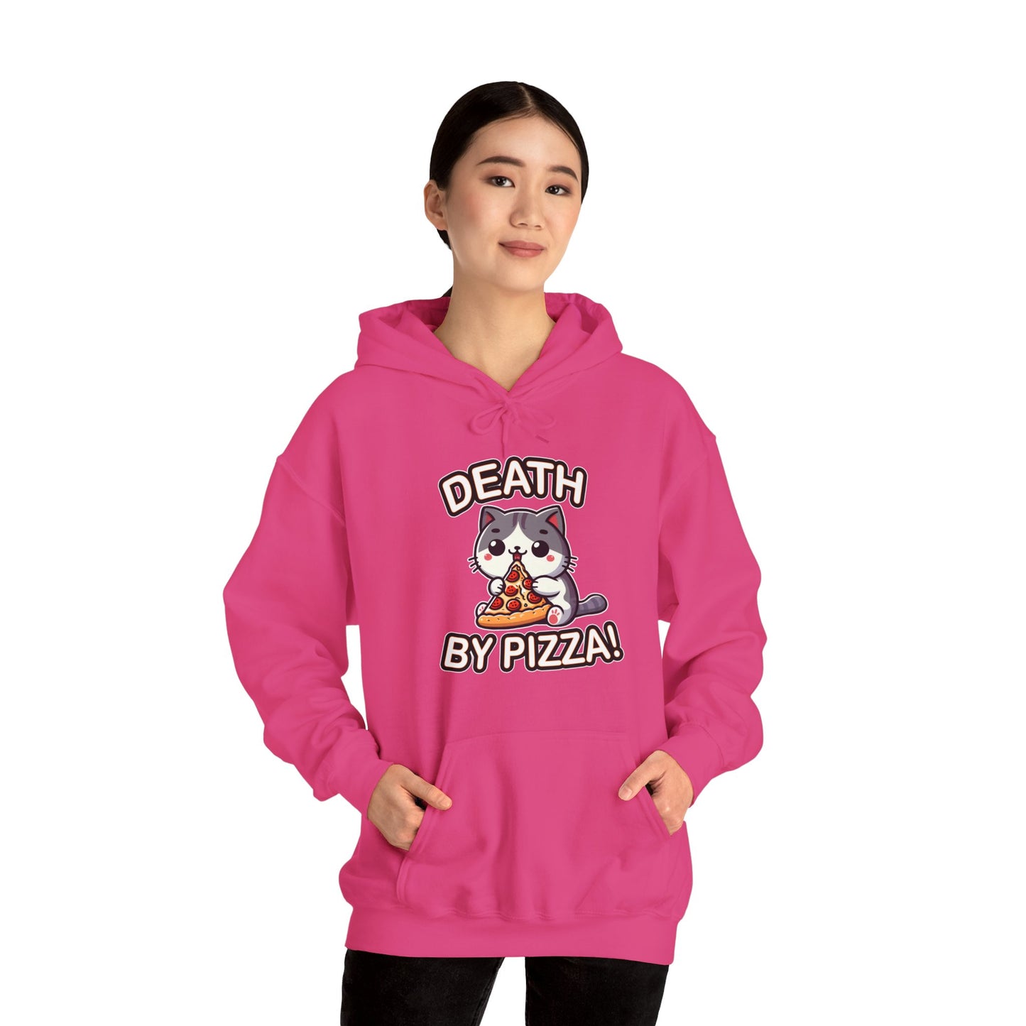 Death by Pizza Gender-Neutral Hoodie