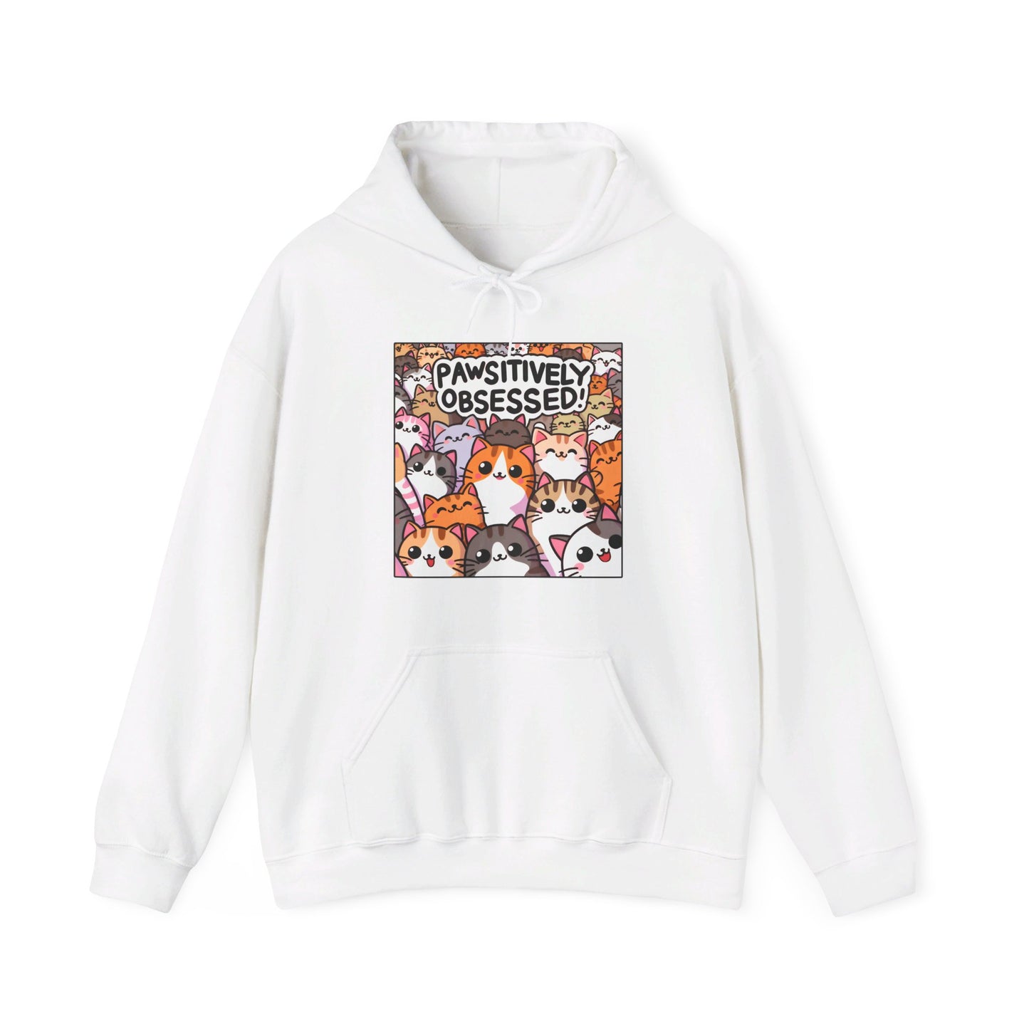 Pawsitively Obsessed Gender-Neutral Hoodie