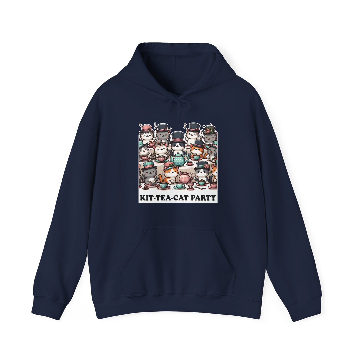 Kit-Tea-Cat Party Hoodie
