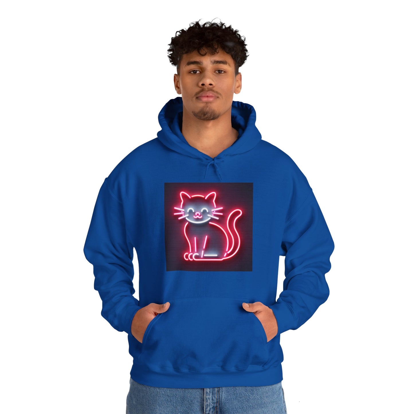 Neon Cat Hoodie
