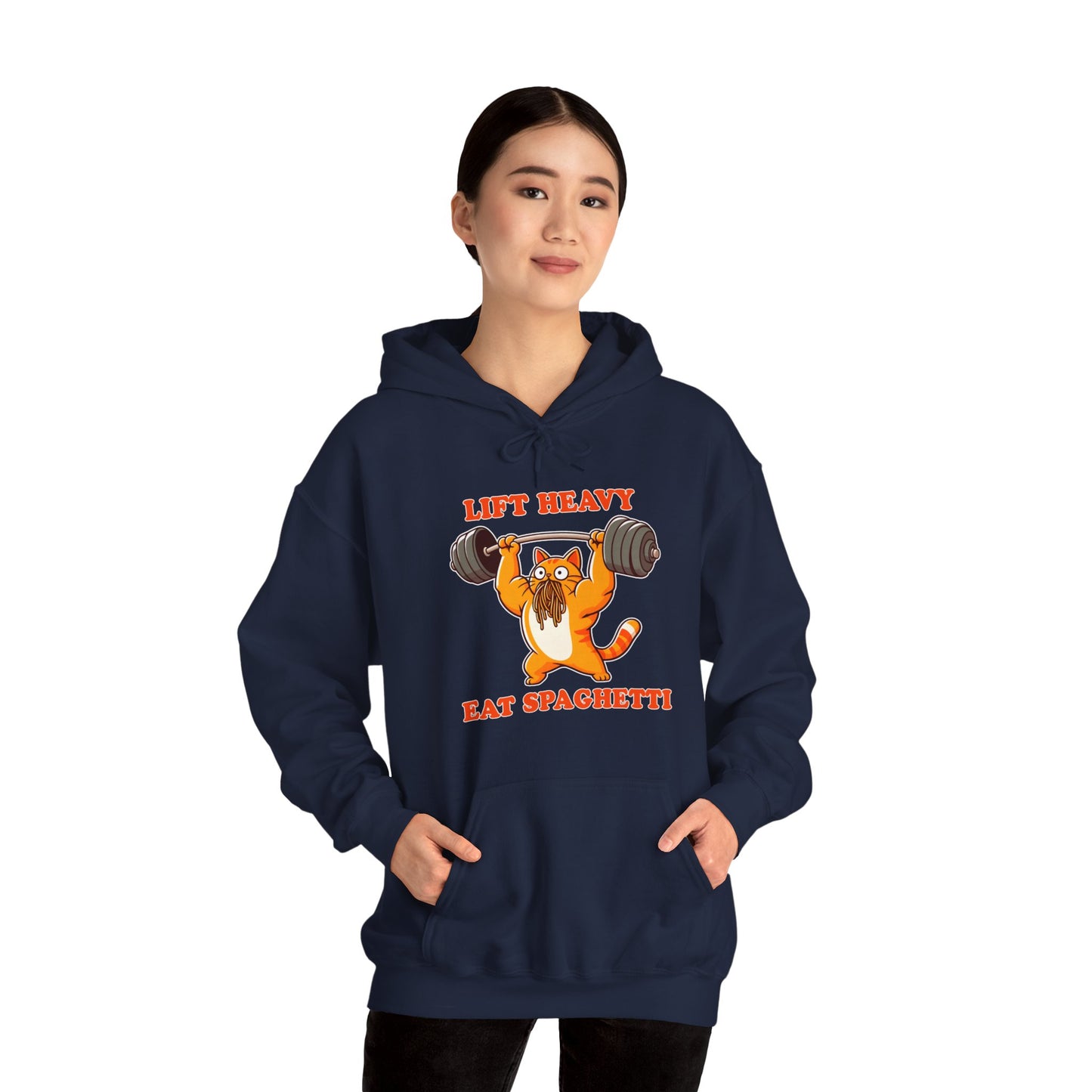 Lift Heavy, Eat Spaghetti Hoodie
