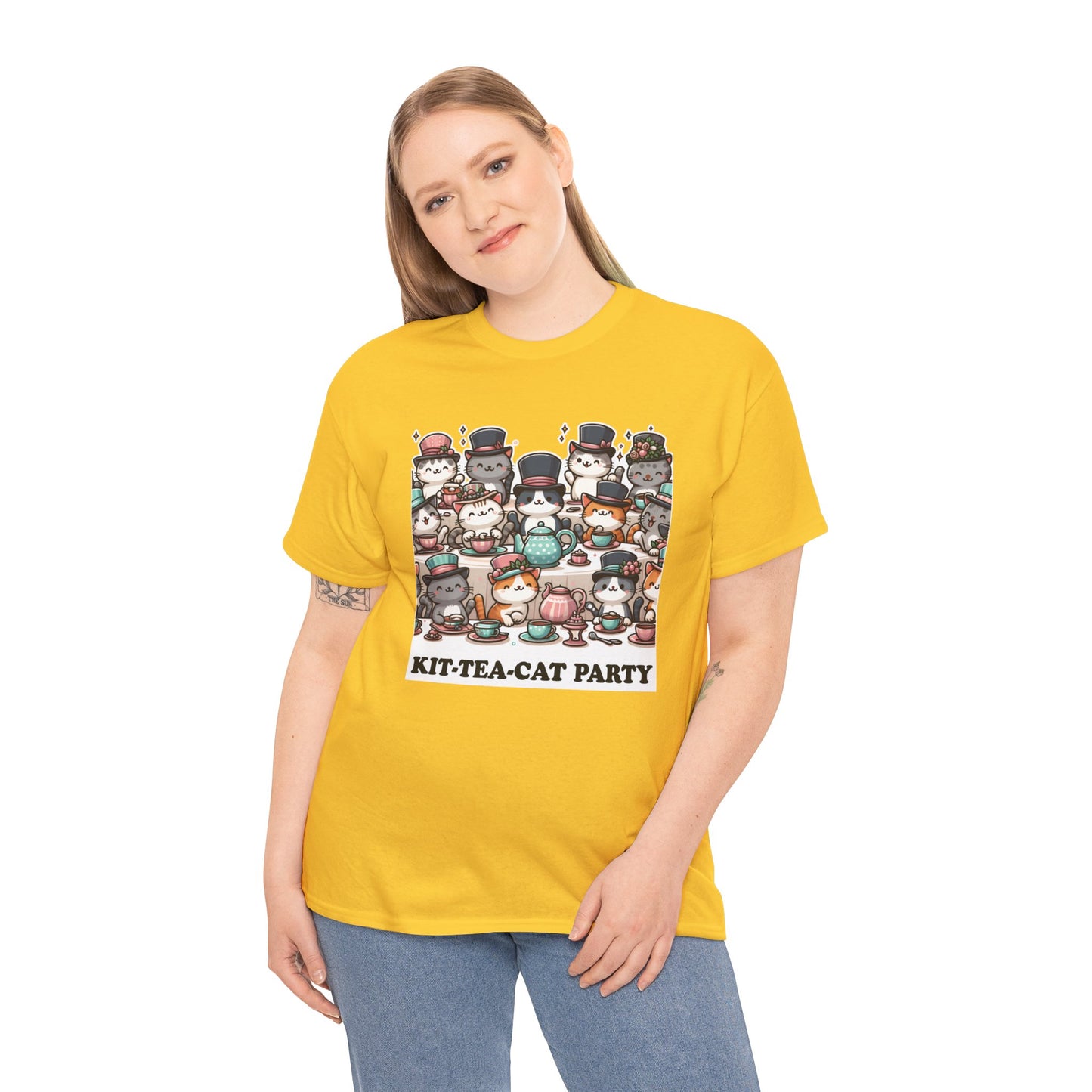 Kit-Tea-Cat Party T-Shirt