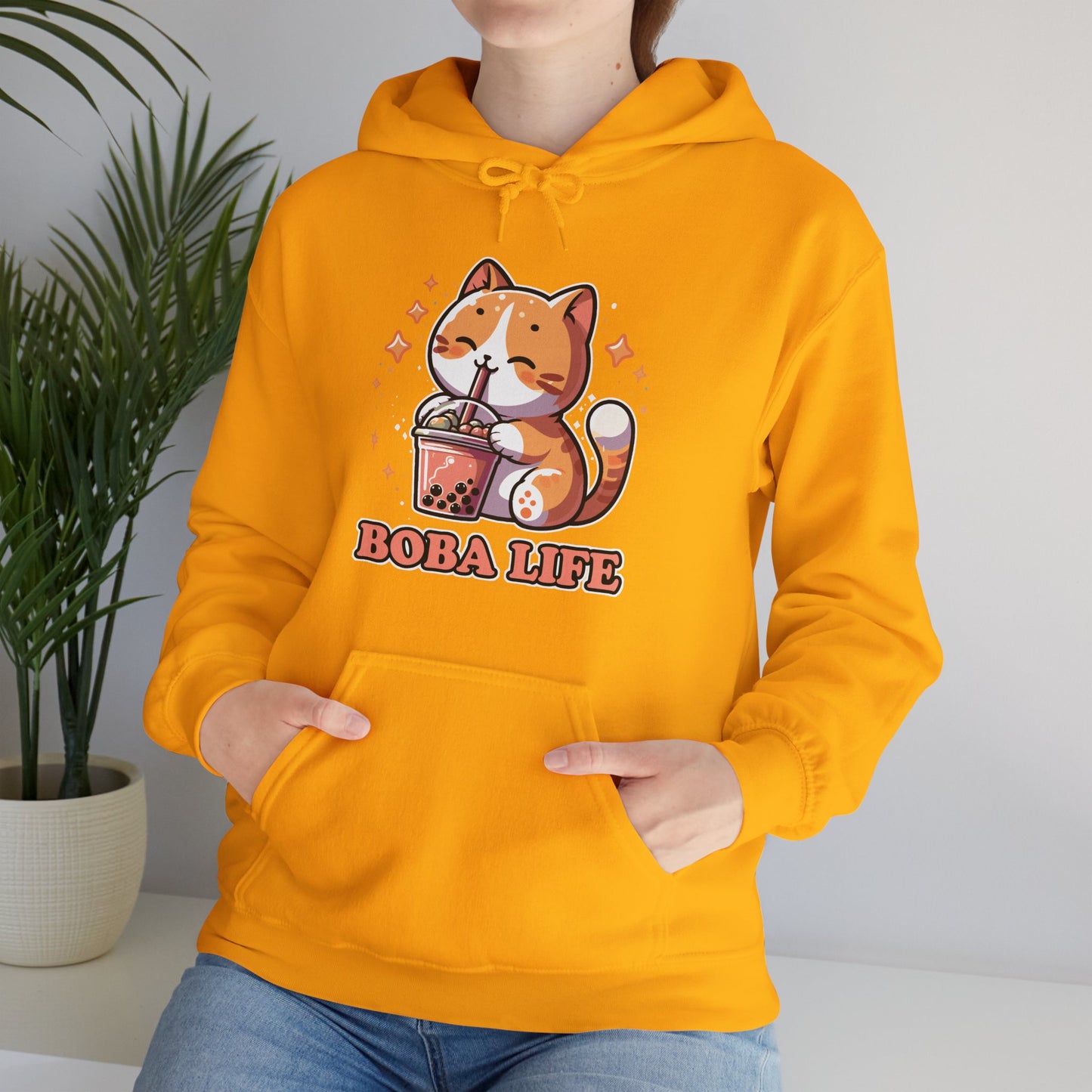 Boba Life Cat Hoodie