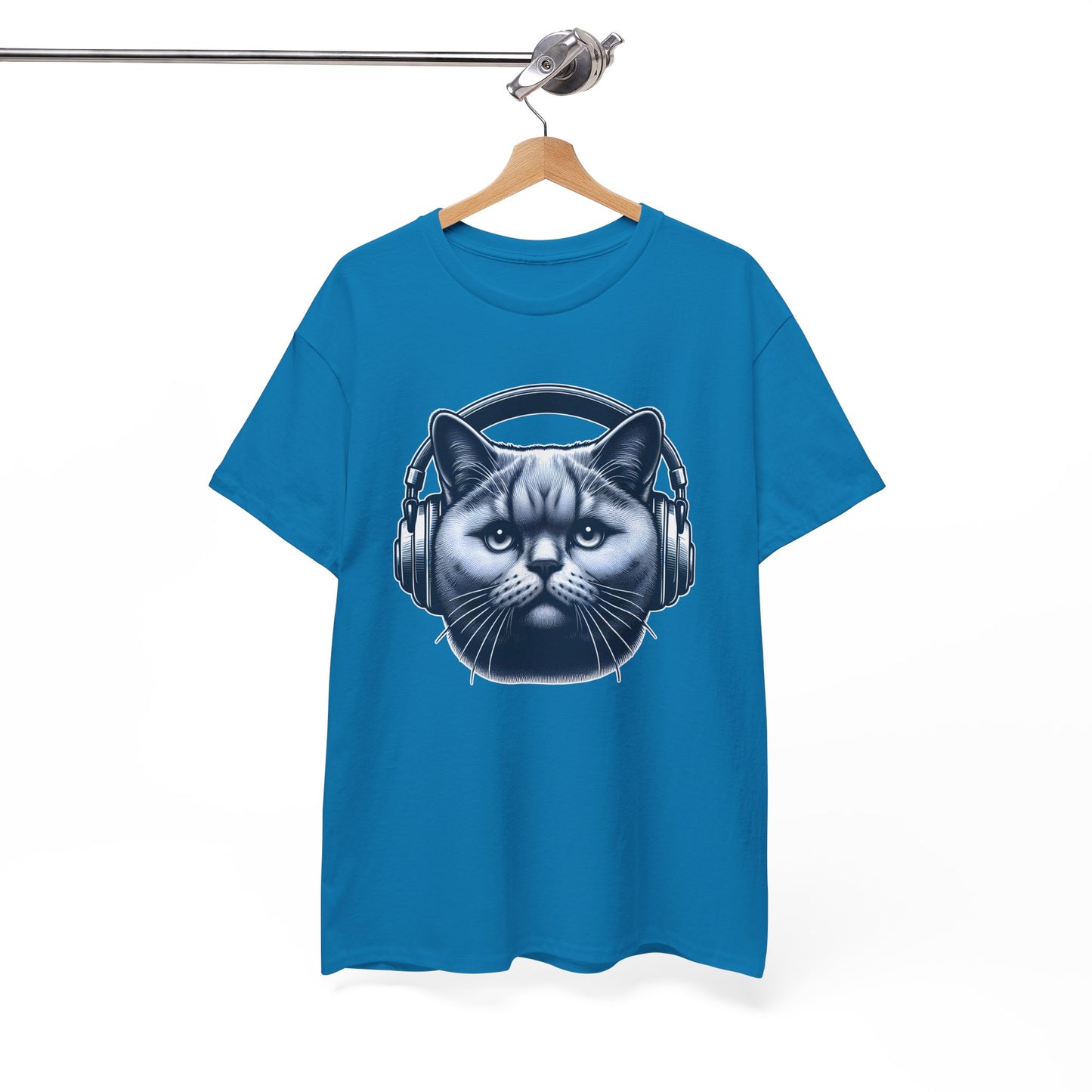 Headphones Cat T-Shirt