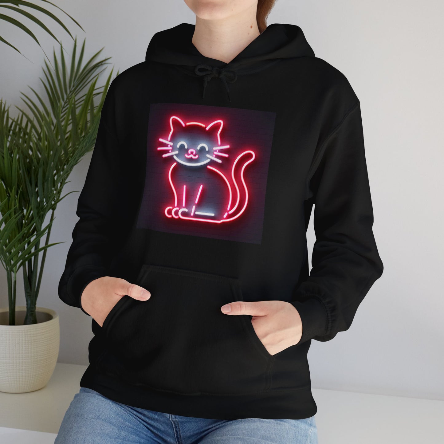 Neon Cat Hoodie
