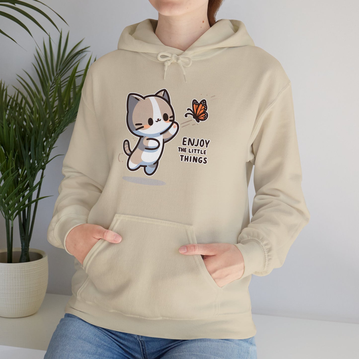 Enjoy the Little Things Gender-Neutral Hoodie