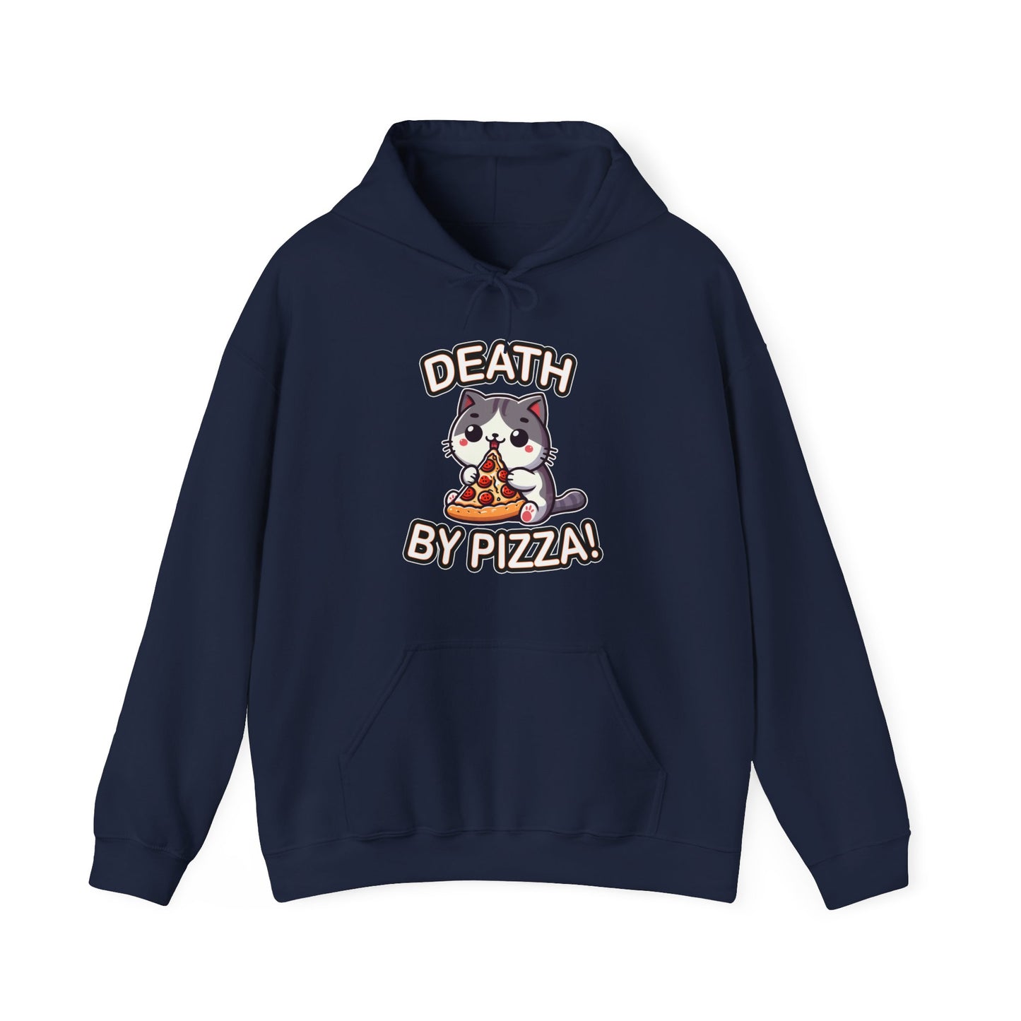 Death by Pizza Gender-Neutral Hoodie