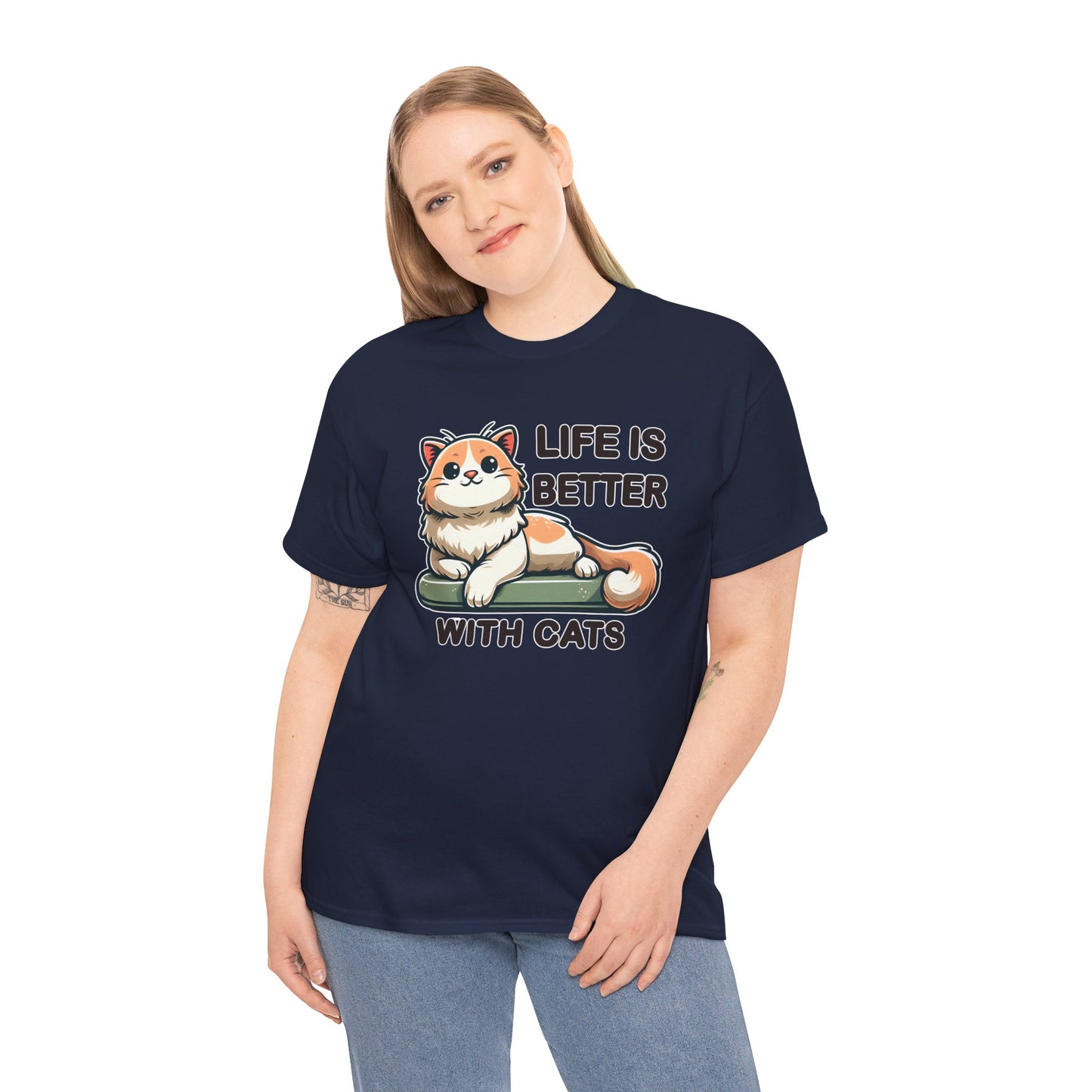 Life is Better with Cats T-Shirt