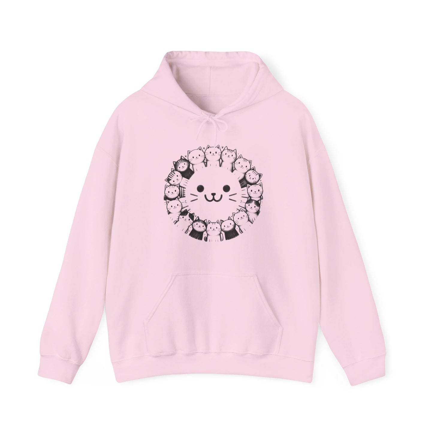 Happy Cats Gender-Neutral Hoodie