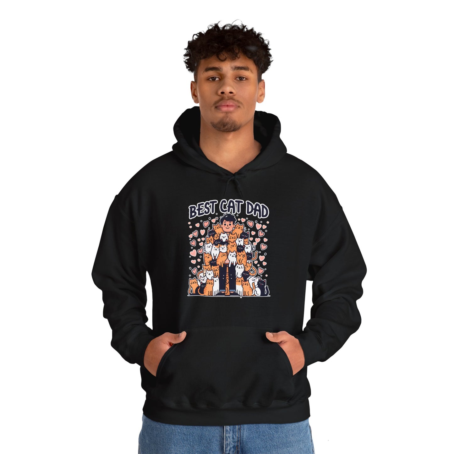 Best Cat Dad Gender-Neutral Hoodie