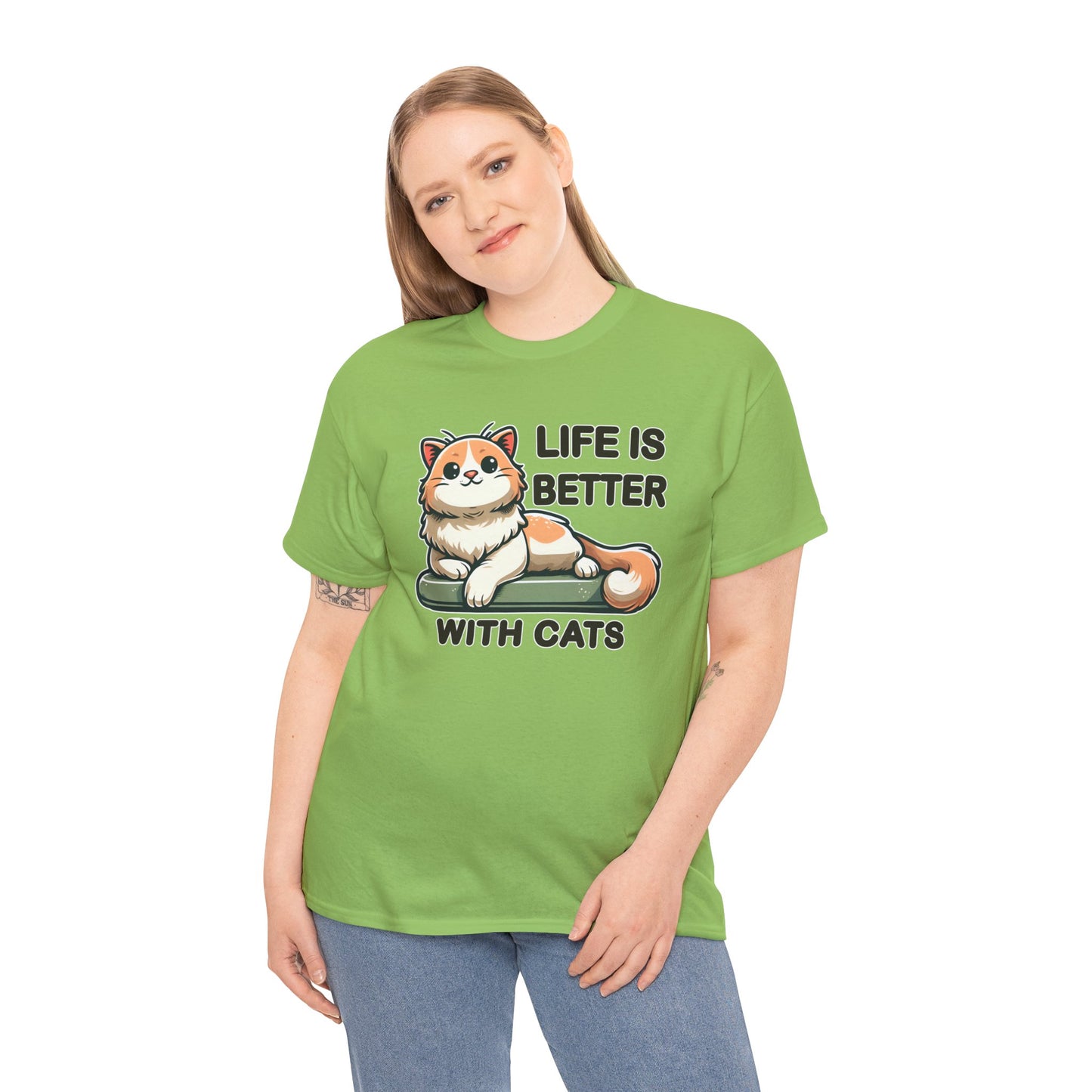 Life is Better with Cats T-Shirt