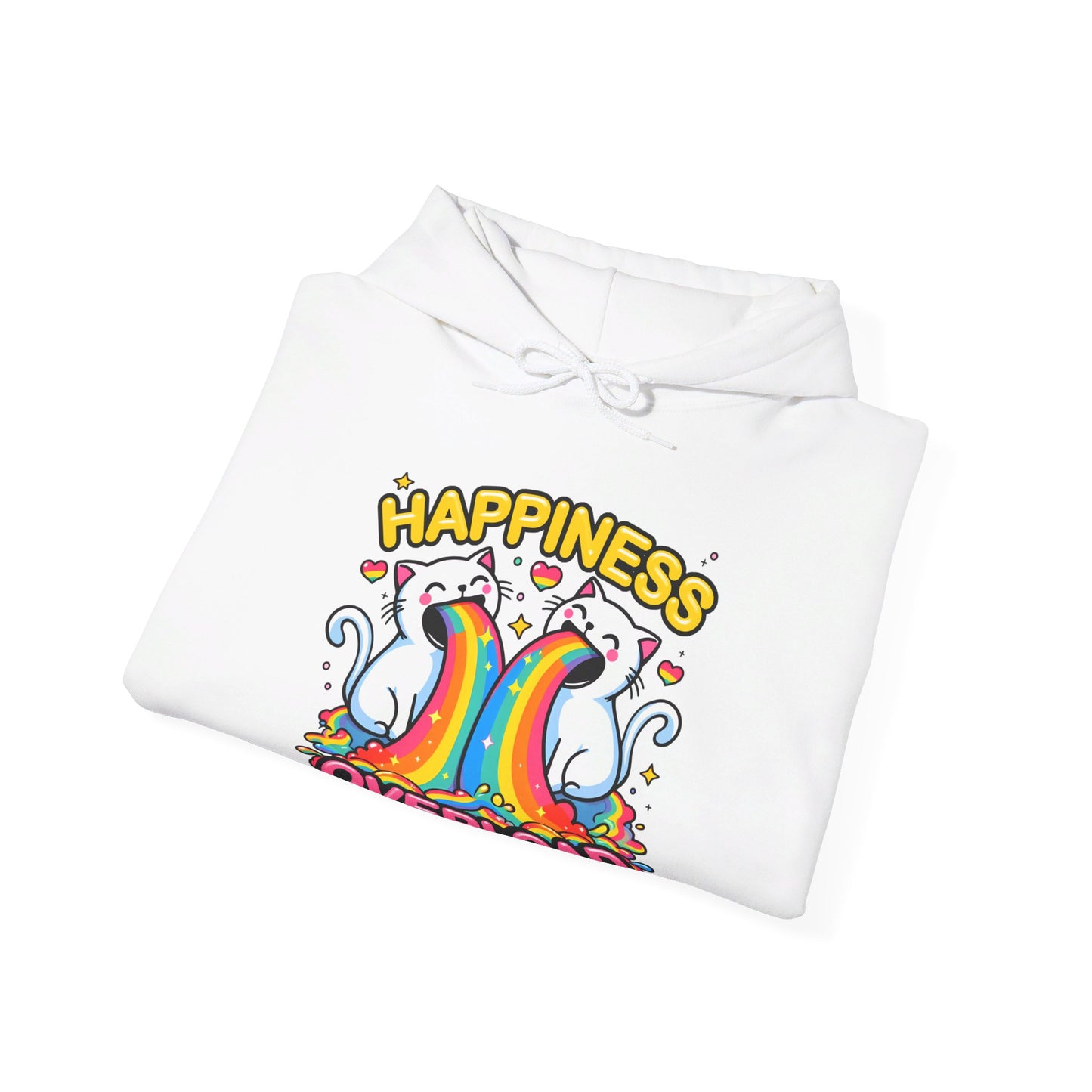 Happiness Overload Gender-Neutral Hoodie