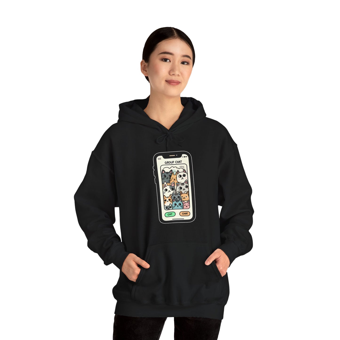 Group Chat Gender-Neutral Hoodie