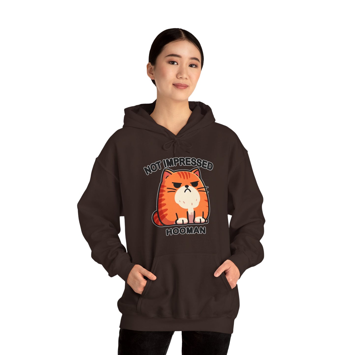 Not Impressed Hooman Gender-Neutral Hoodie