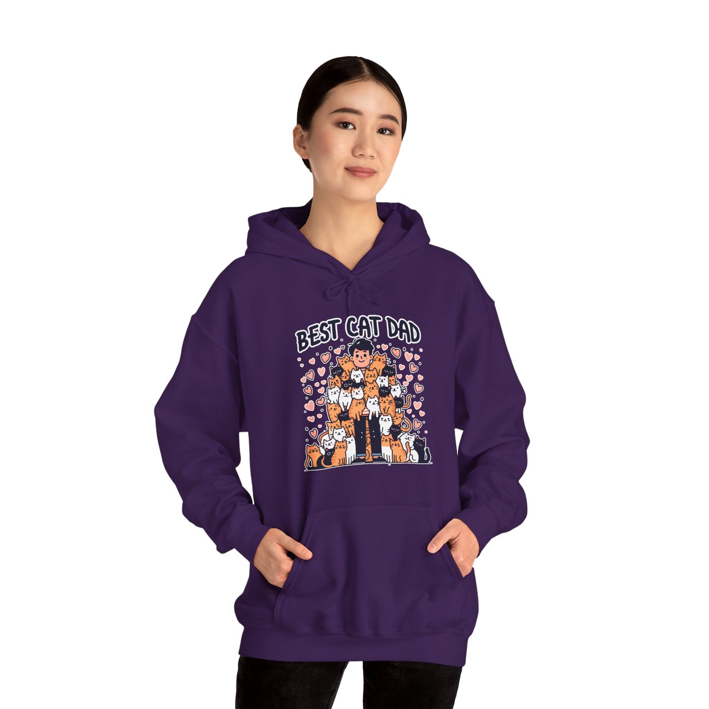 Best Cat Dad Gender-Neutral Hoodie