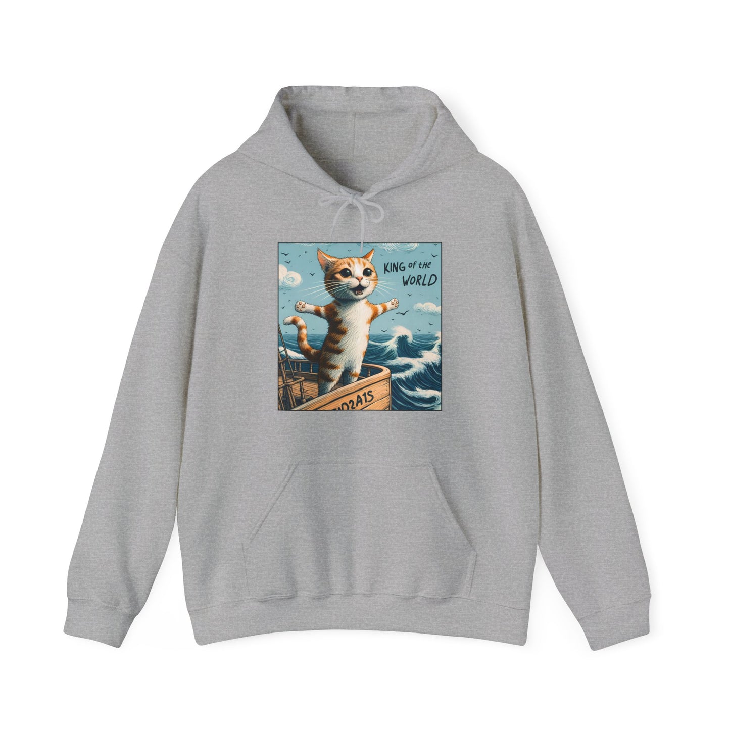 King of the World Gender-Neutral Hoodie