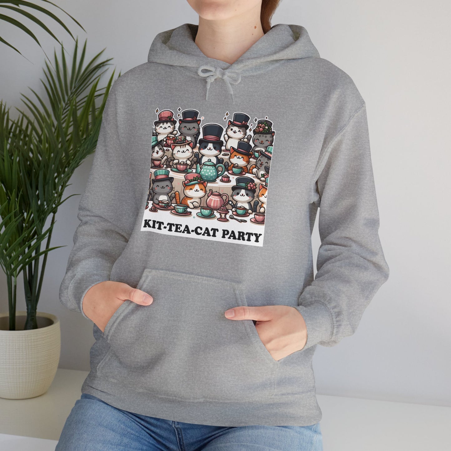 Kit-Tea-Cat Party Hoodie
