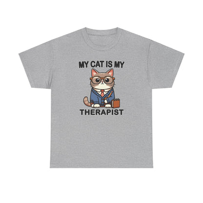 My Cat is My Therapist T-Shirt