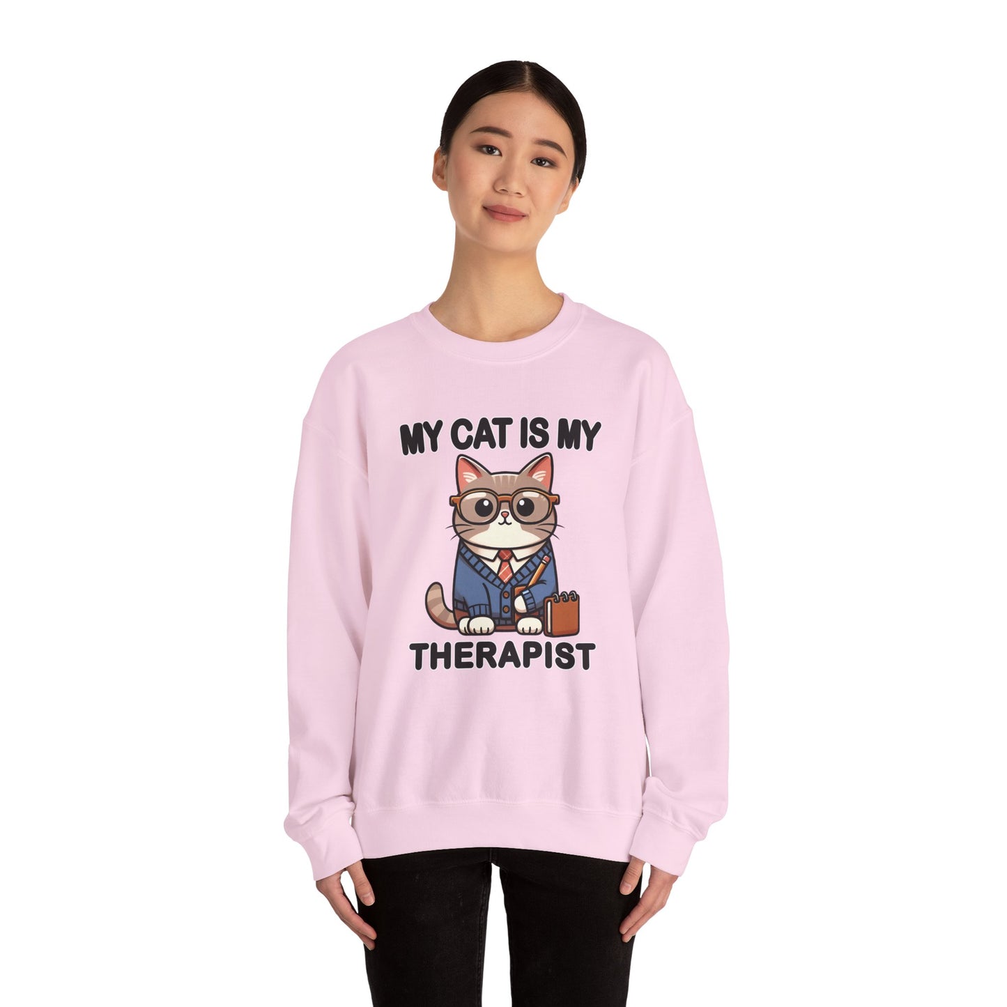 My Cat is My Therapist Sweatshirt