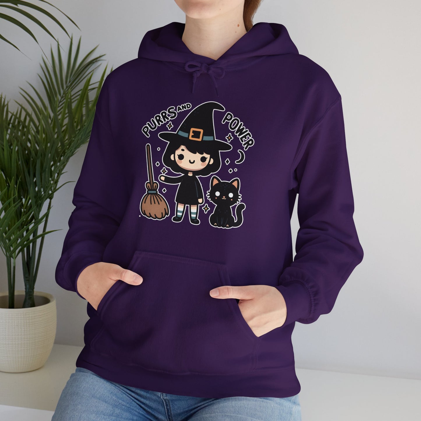 Purrs and Power Gender-Neutral Hoodie