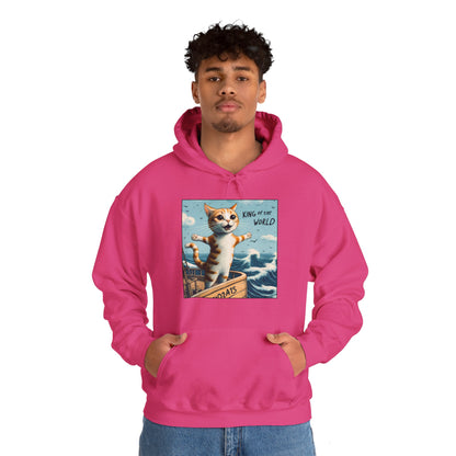 King of the World Gender-Neutral Hoodie