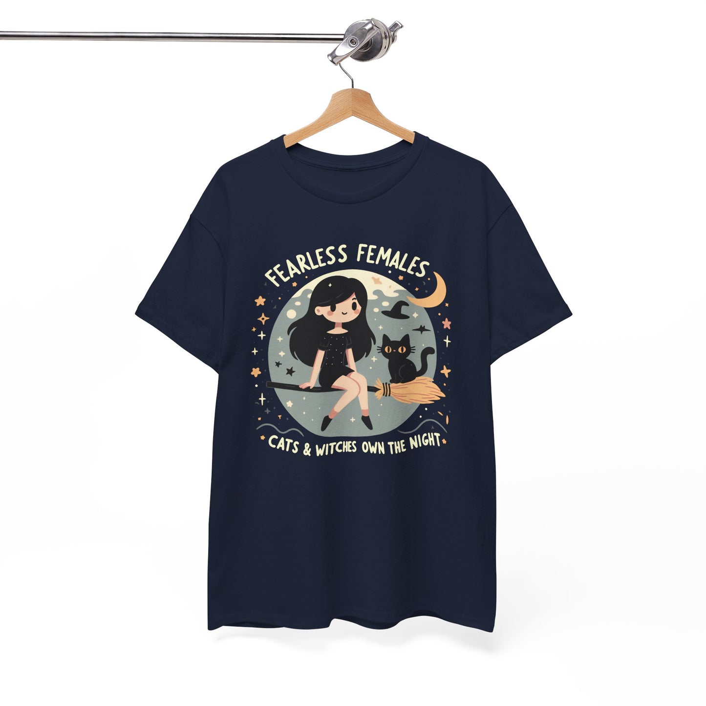 Fearless Females: Cats & Witches Own the Night T-Shirt