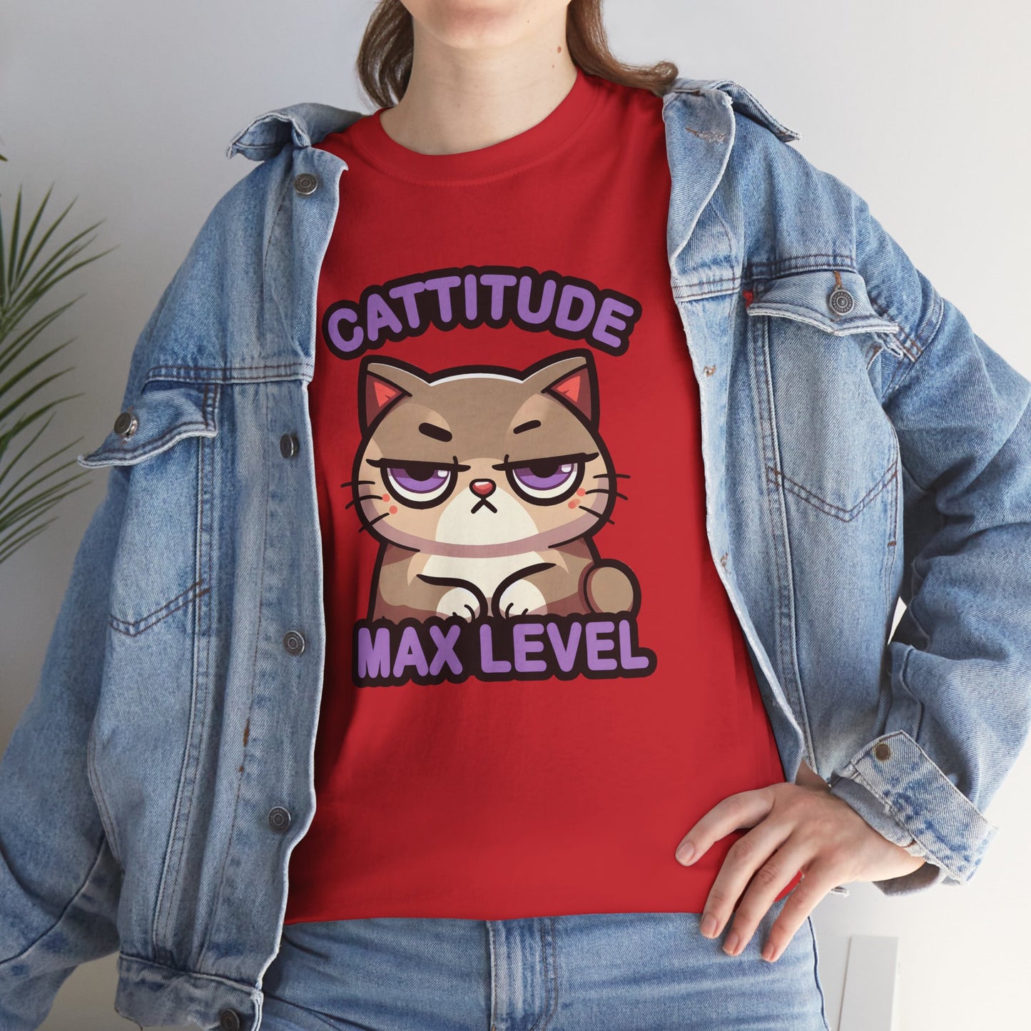 Cattitude Max Level T-Shirt