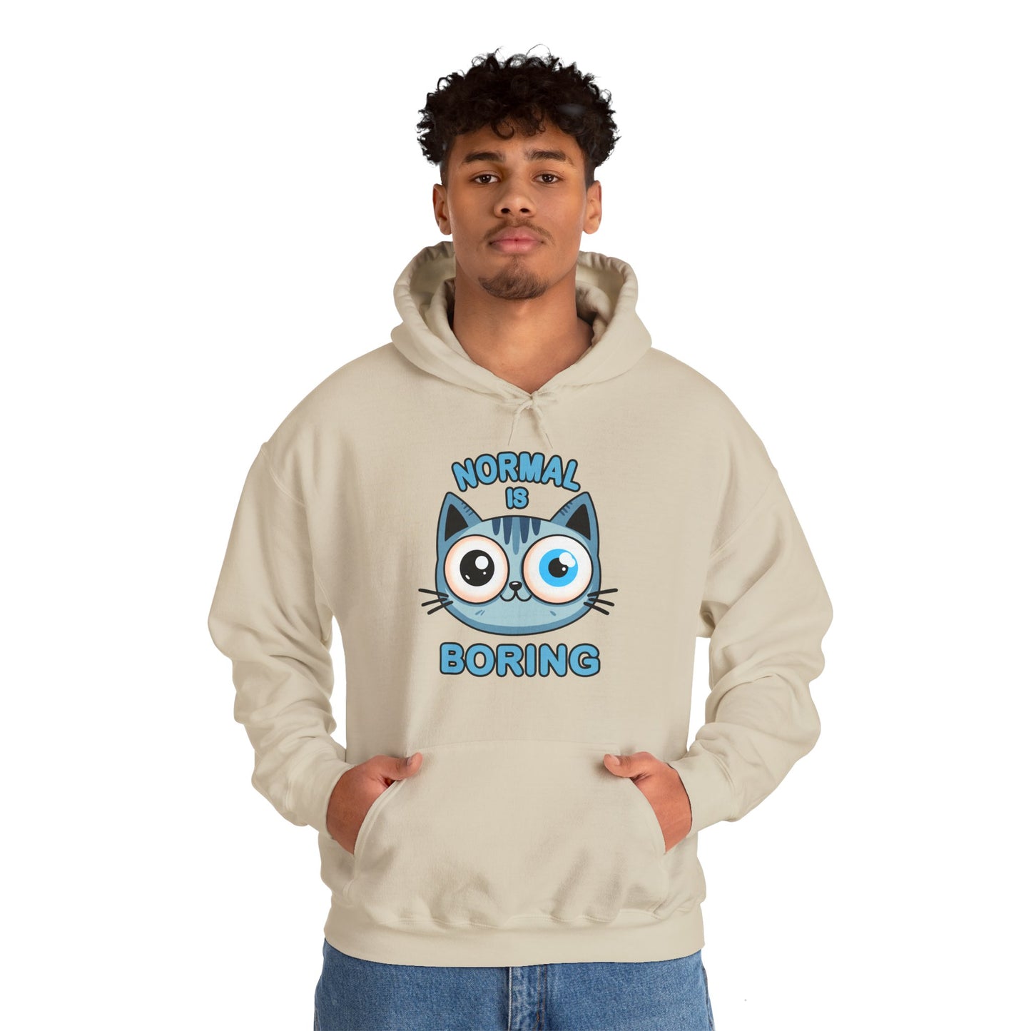 Normal is Boring Gender-Neutral Hoodie