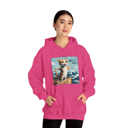 King of the World Gender-Neutral Hoodie