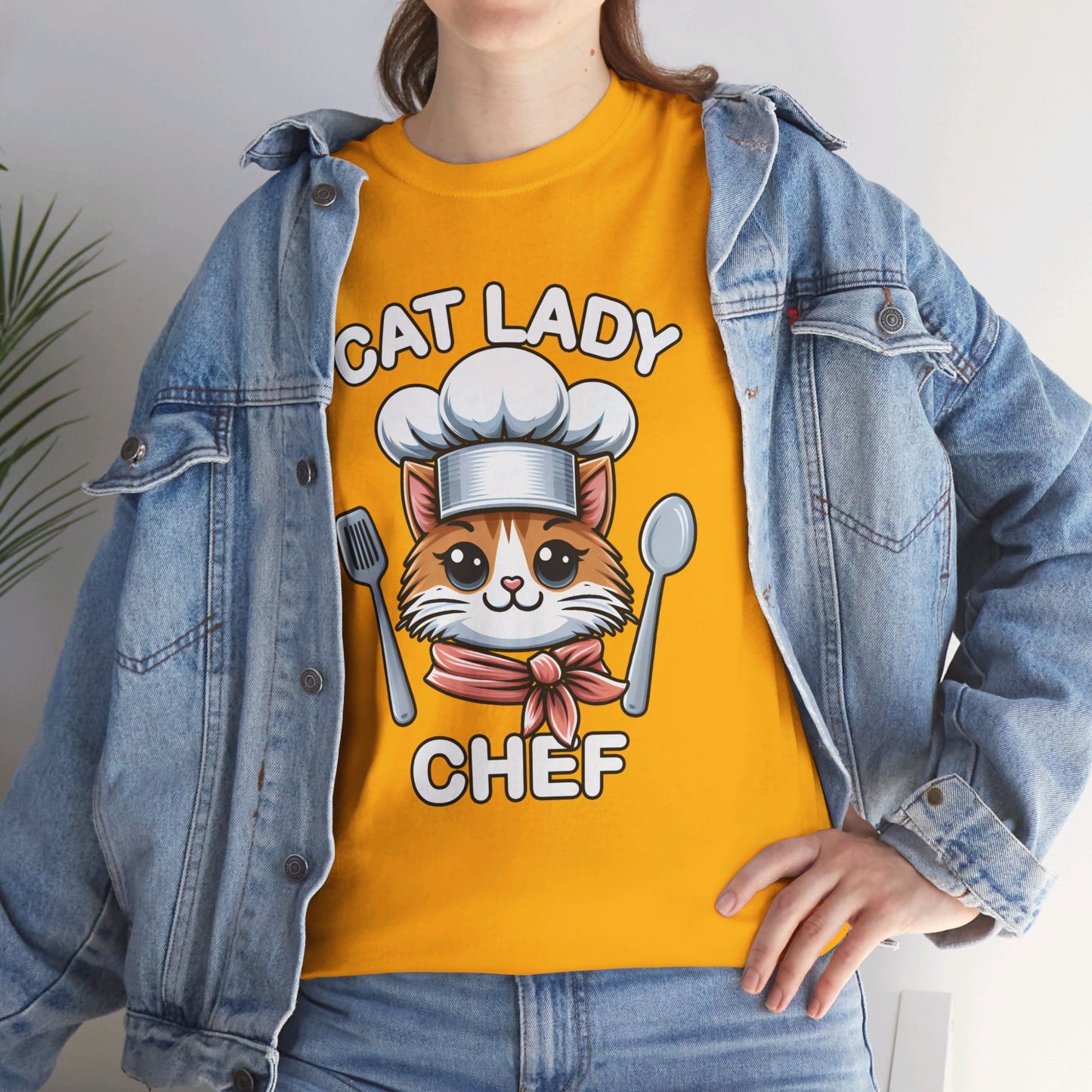 Cat Lady Chef T-Shirt