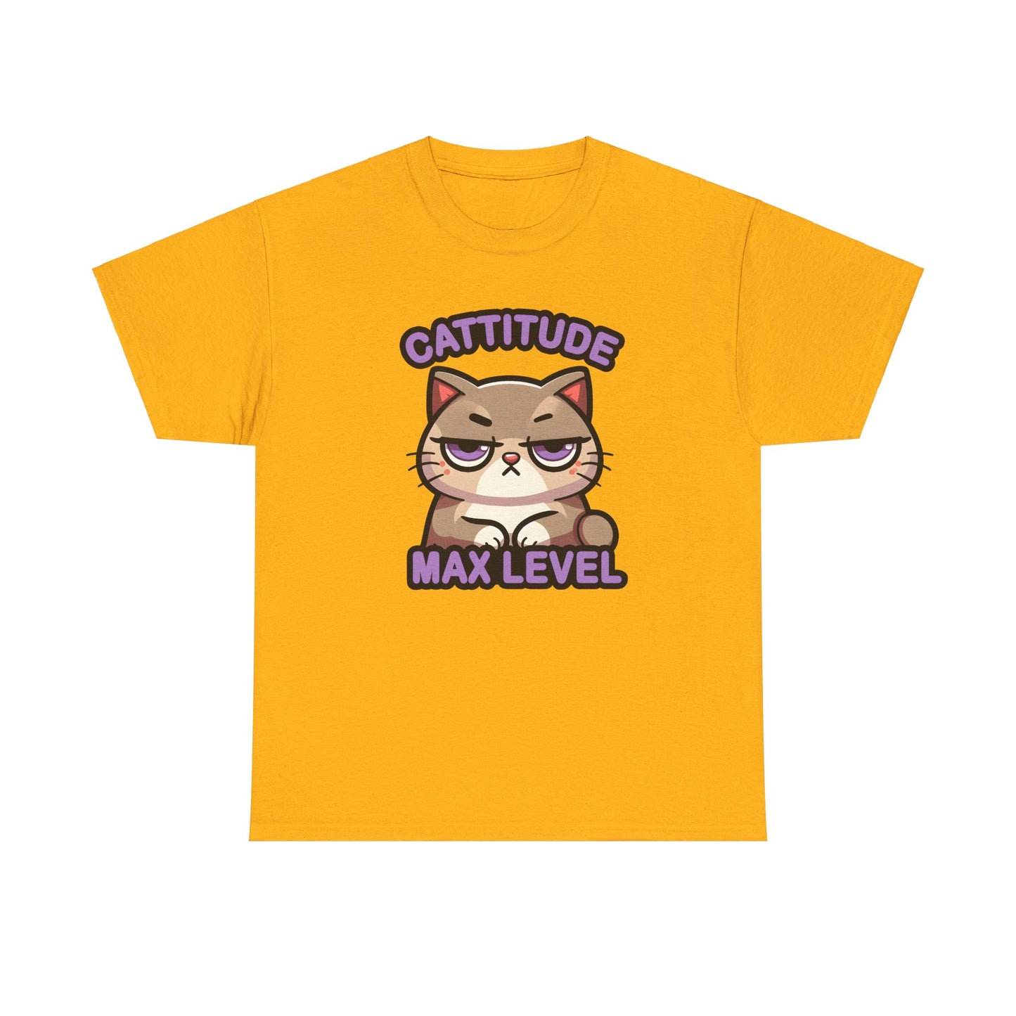 Cattitude Max Level T-Shirt