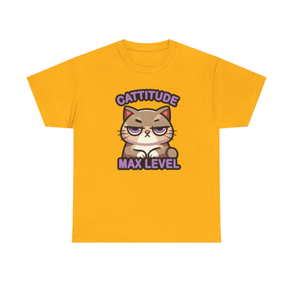 Cattitude Max Level T-Shirt