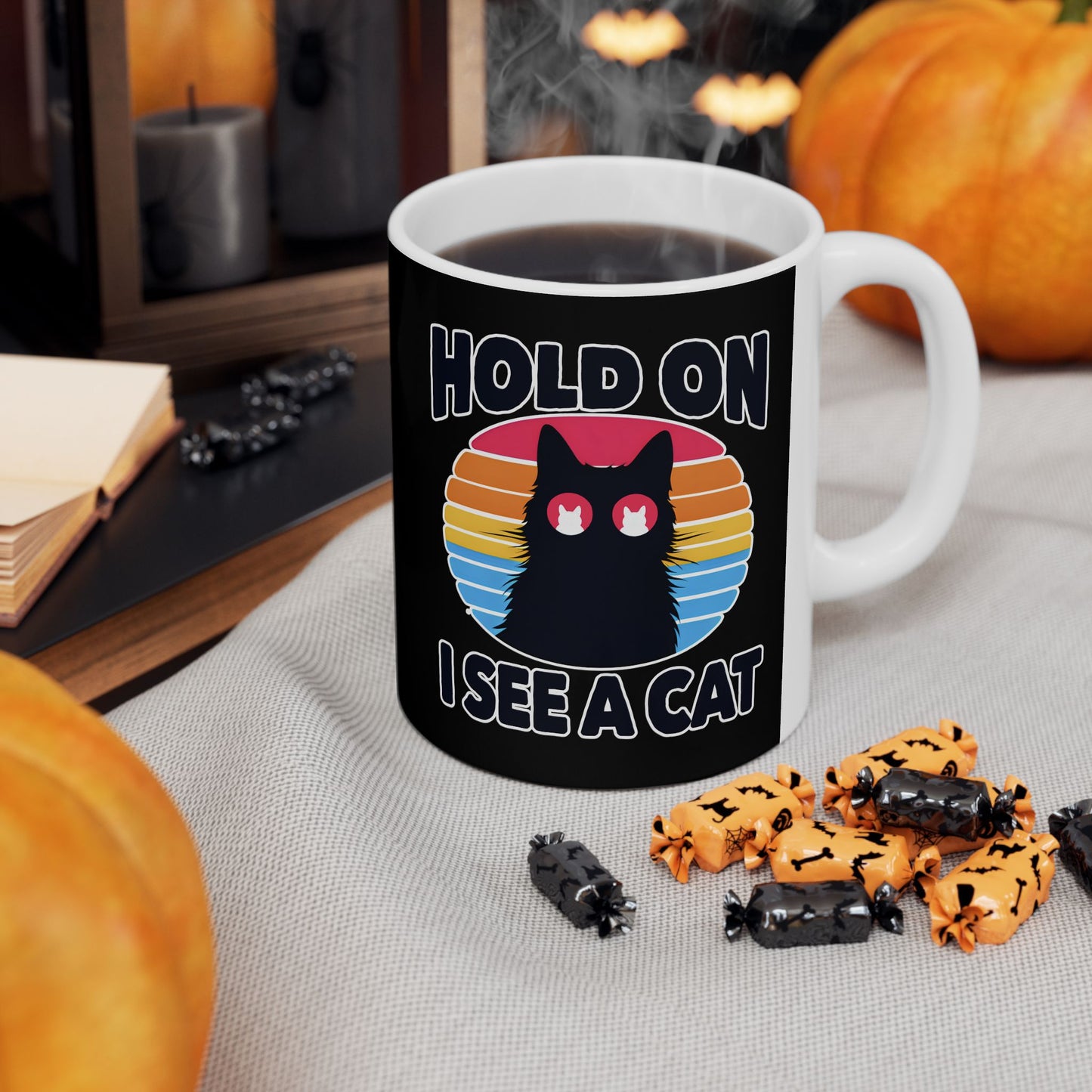 Hold On. I See a Cat Mug