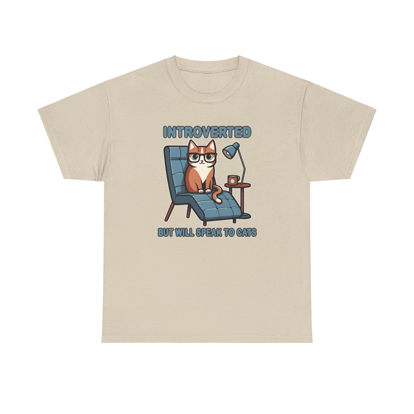 Introvert, But Will Speak to Cats T-Shirt