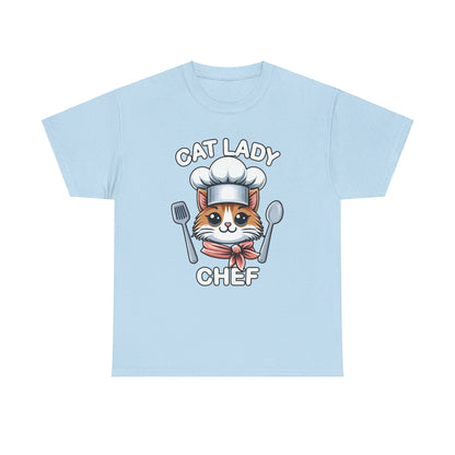 Cat Lady Chef T-Shirt