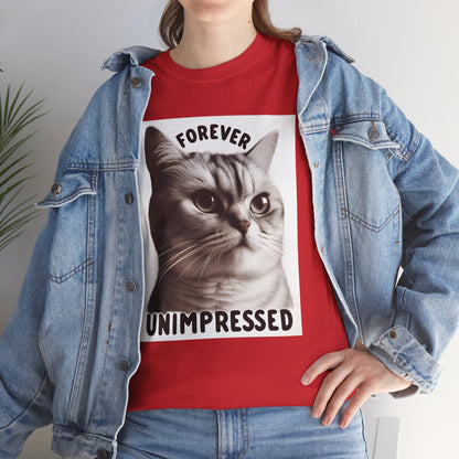 Forever Unimpressed Cat T-Shirt