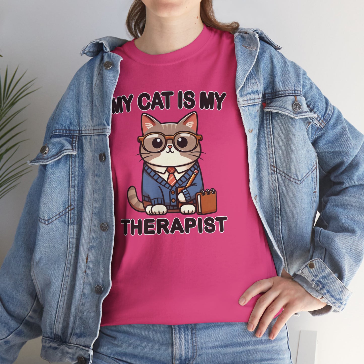 My Cat is My Therapist T-Shirt