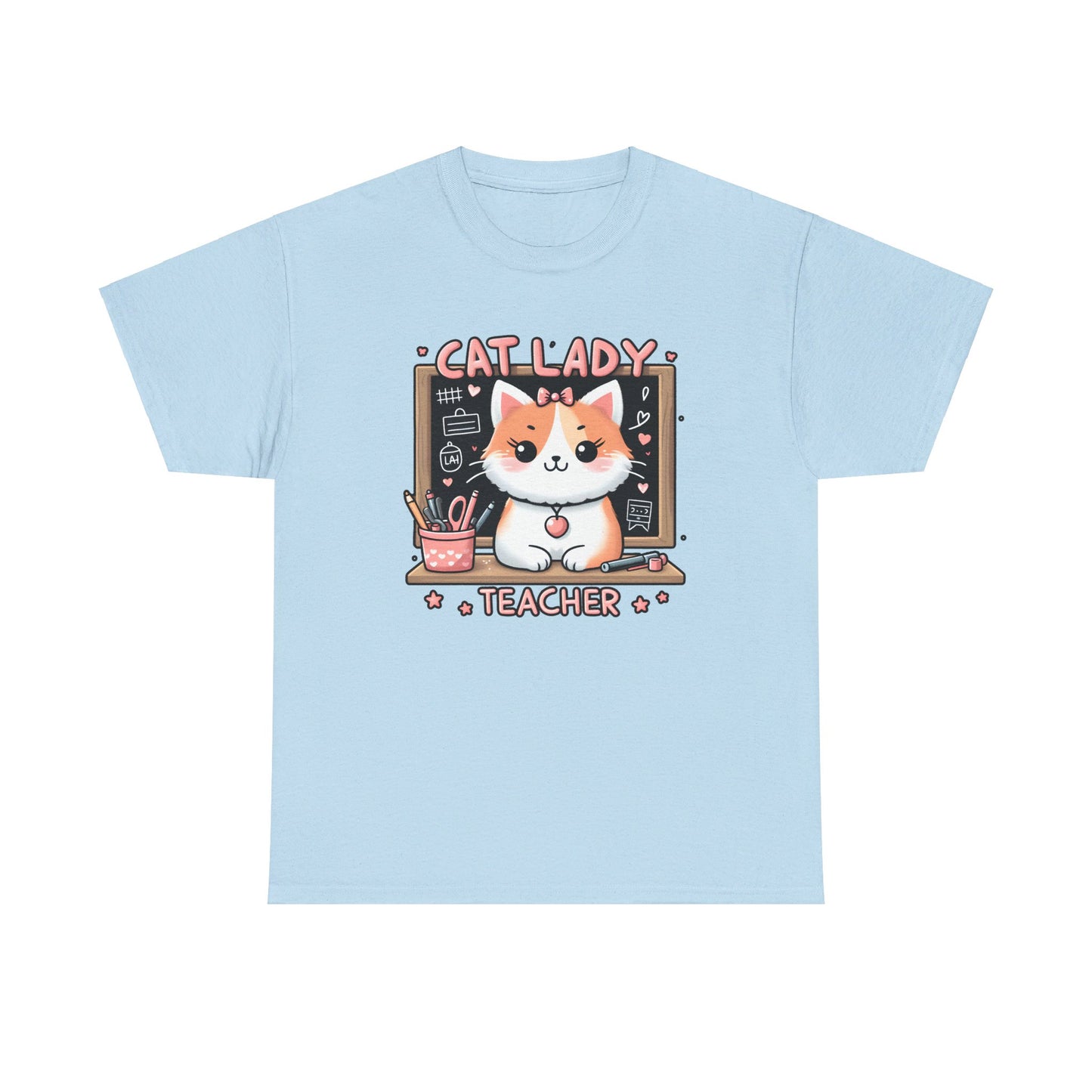 Cat Lady Teacher T-Shirt