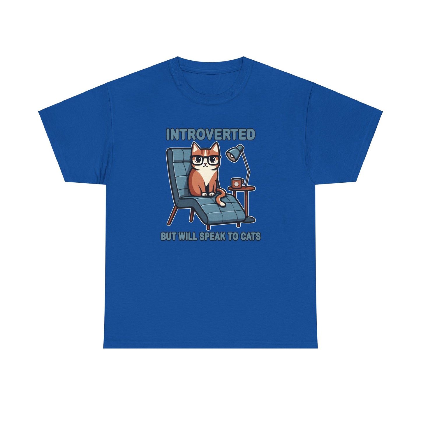 Introvert, But Will Speak to Cats T-Shirt