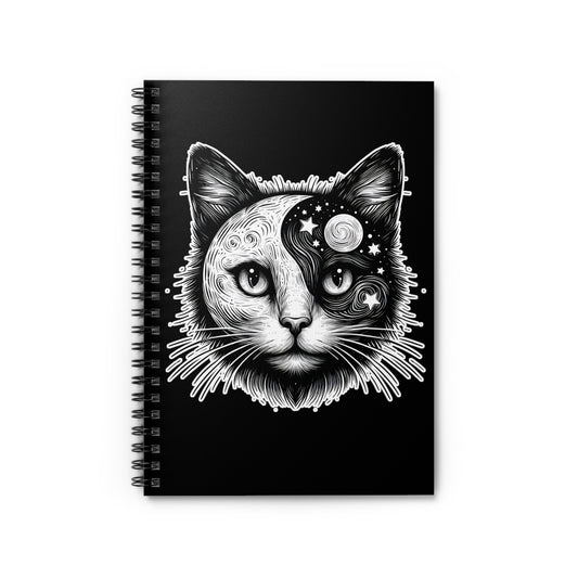 Mystic Cat Spiral Notebook