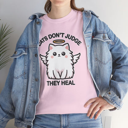 Cats Don't Judge They Heal T-Shirt