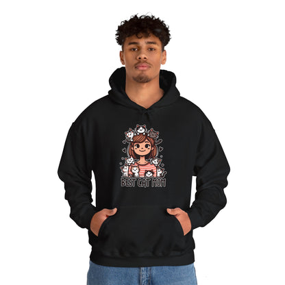 Best Cat Mom Gender-Neutral Hoodie