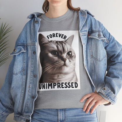 Forever Unimpressed Cat T-Shirt