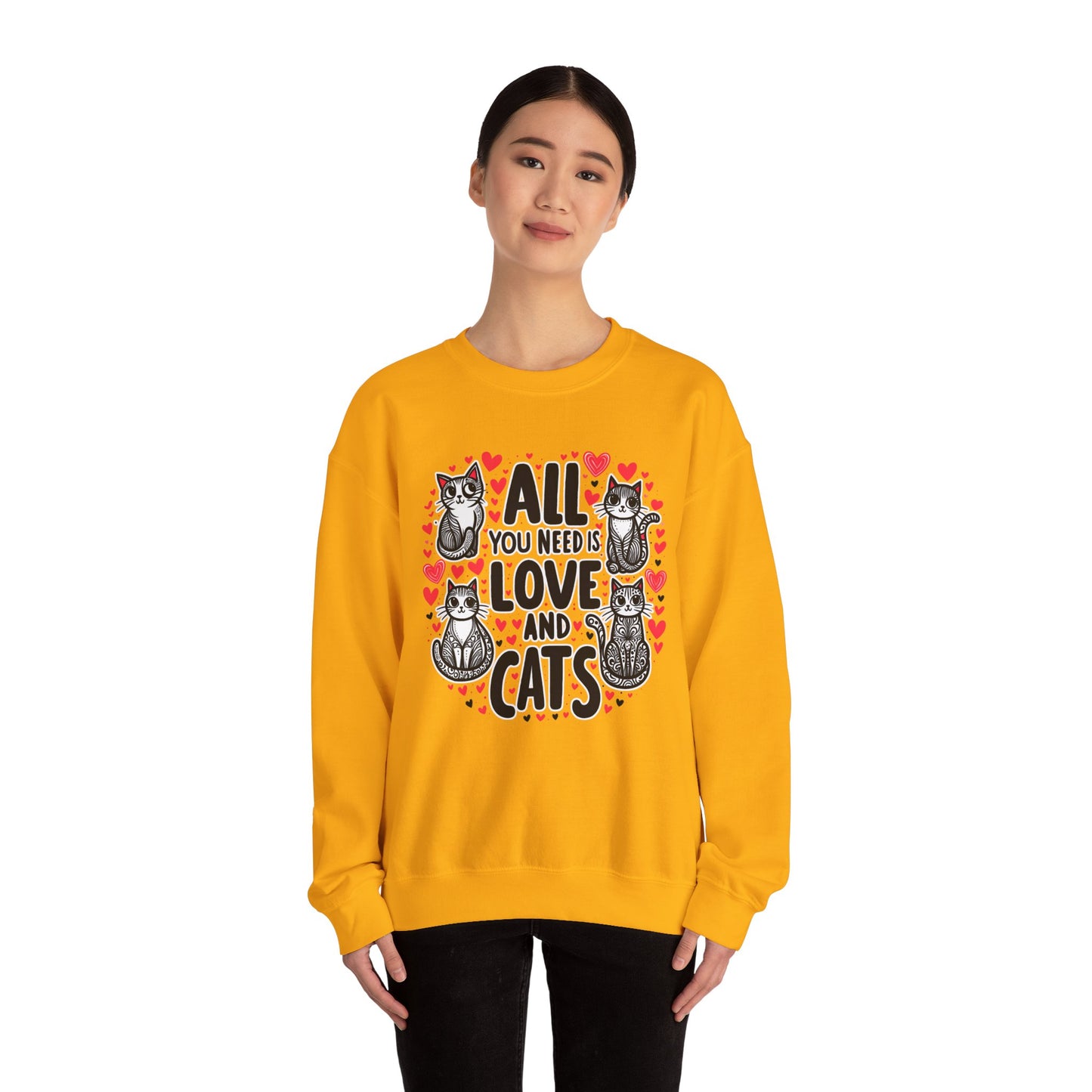 All You Need is Love & Cats Sweatshirt